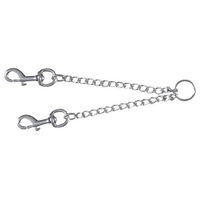 Produktbild von Trixie Doppelleine Koppelkette aus Metall für Hunde 60 cm Silber