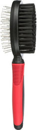 TRIXIE Doppelseitige Nylon Bürste Rot 5x12 cm – Bild 1 von 1