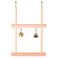 Produktbild von Trixie Doppelte Trapezschaukel aus Holz für Vögel und Papageien