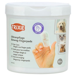 Trixie Ear Care Ohrenpflege Einweg-Fingerpads für Hunde und Katzen 50 Stück - 50 Stk. – Bild 1 von 2