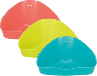 Trixie Ecktoilette aus Kunststoff für Hamster und Mäuse 16 x 7 x 12 cm – Bild 1 von 4