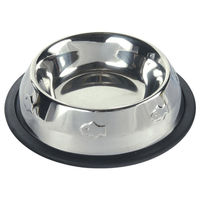 Produktbild von Trixie Edelstahl Futternapf für Katzen 0,2 Liter Silber - 0,2 l