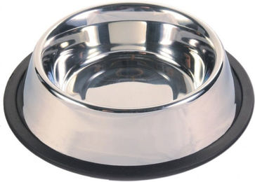Trixie Edelstahlnapf mit Gummiring 0,7 l - 0,7 l – Bild 1 von 2