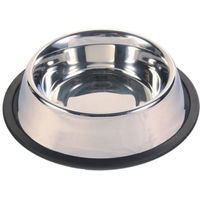 Produktbild von Trixie Edelstahlnapf mit Gummiring 0,7 l - 0,7 l