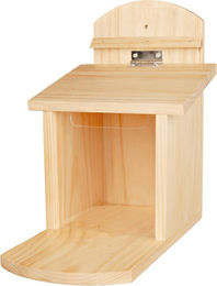 Trixie Eichhörnchenhaus aus Holz in Natur und Silber – Bild 1 von 10