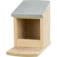 Produktbild von Trixie Eichhörnchenhaus aus Holz mit Metalldach in Natur und Silber