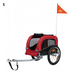 Trixie Ersatz-Anhängerkupplung für Fahrradanhänger aus Edelstahl in Rot oder Schwarz – Bild 1 von 5