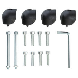 Produktbild von Trixie Ersatz-Kleinteilesatz für Aluminium-Transportkäfig Größe XL in Silber aus Metall