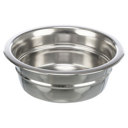 Produktbild von Trixie Ersatz-Napf aus Edelstahl in Silber für Napf-Set mit Klapperschutz 900 ml - 900 ml