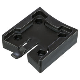 Produktbild von Trixie Ersatz-Plastikfuß für Transportbox Gulliver 4-7 in Schwarz