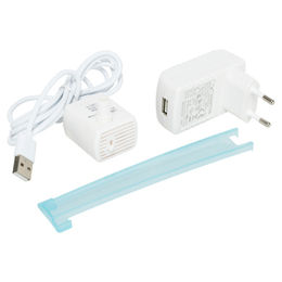 Produktbild von Trixie Ersatz-Pumpe und Netzteil mit USB-Anschluss für Katzen Trinkbrunnen Bubble Stream in Weiß aus Kunststoff