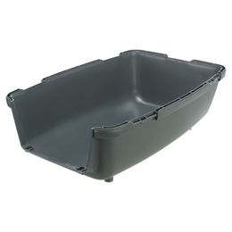 Produktbild von Trixie Ersatz-Unterteil Be Eco Transportbox Capri in Anthrazit Grau aus Kunststoff