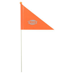 Produktbild von Trixie Ersatz-Wimpel für Fahrrad-Anhänger orange 2-teilig