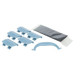 Produktbild von Trixie Ersatz-Zubehörteileset für Katzentoilette Primo XXL Top-Entry in Blau aus Kunststoff