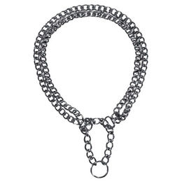 Produktbild von Trixie Erziehungshalsband Zug-Stopp Kettenhalsband zweireihig verchromt Silber 40 cm - 40 cm