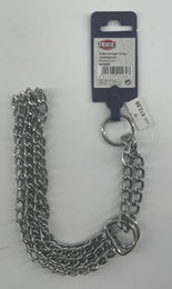 Trixie Erziehungshalsband Zug-Stopp Kettenwürger dreireihig für Hunde Riesenrassen XL Silber 65 cm - 65 cm – Bild 1 von 5