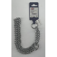Produktbild von Trixie Erziehungshalsband Zug-Stopp Kettenwürger dreireihig für Hunde Riesenrassen XL Silber 65 cm - 65 cm