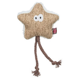 Trixie Étoile Plüschspielzeug für Katzen mit Catnip in Braun und Beige – Bild 1 von 4