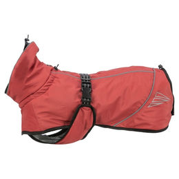 Trixie Explore Thermo Wintermantel für Hunde Sangria Rot Größe L mit 55 cm Rückenlänge wasserdicht – Bild 1 von 2