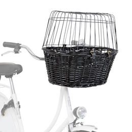 Trixie Fahrradkorb aus Weide mit Gitter in Schwarz – Bild 1 von 1