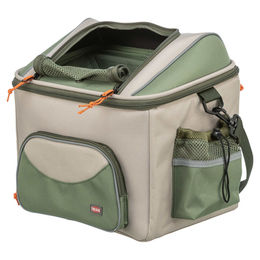 Produktbild von Trixie Fahrradkorb für den Lenker aus Polyester in Olivgrün/Beige 48 x 40 x 34 cm
