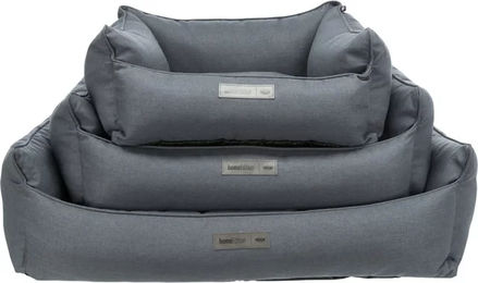 Trixie Farello Eckiges Hundebett aus Polyester in Schwarz oder Grau – Bild 1 von 1