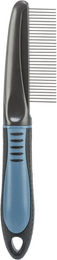 Trixie Fell-Entwirrer mit mittleren Zinken für alle Felltypen, 22 cm, Schwarz-Blau – Bild 1 von 5