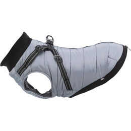 Trixie Fellpontis Geschirr-Mantel für Hunde grau Größe S – Bild 1 von 5