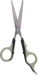 Trixie Fellschere aus Edelstahl mit gummierter Kunststoffgriff für alle Felltypen 18 cm - 1 Stk. – Bild 1 von 2