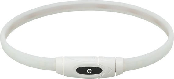 Trixie Flash Leuchtring aus Silikon für Hunde USB aufladbar wasserabweisend – Bild 1 von 2