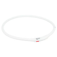 Produktbild von Trixie Flash Leuchtring für Hunde aus Silikon USB-aufladbar XS-XL Weiß/Bunt - 1 Stk.