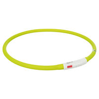 Produktbild von Trixie Flash Leuchtring USB für Hunde grün XS-XL - 70 cm