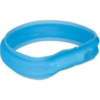 Produktbild von Trixie Flash USB Leuchthalsband für Hunde Blau Größe M-L 50 cm 30 mm - 1 Stk.