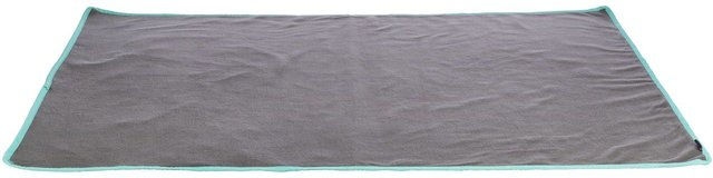 Trixie Fleece-Decke für Hunde und Kleintiere Grau/Türkis 140 x 100 cm – Bild 1 von 4