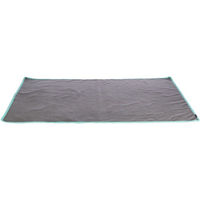 Produktbild von Trixie Fleece-Decke für Hunde und Kleintiere Grau/Türkis 140 x 100 cm