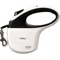 Produktbild von Trixie Flexi One Rollleine und Hundegeschirr Set für erwachsene Hunde in Weiß aus Kunststoff