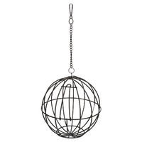 Produktbild von Trixie Food-Ball Heuraufe aus Metall für Kaninchen und Meerschweinchen 16 cm