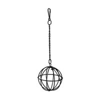 Produktbild von Trixie Food-Ball Spielzeug für Kleintiere aus Naturmaterial mit Metallaufnahme Durchmesser 8 cm - 1 Stk.