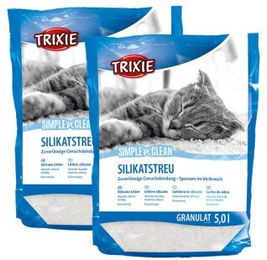 Trixie Fresh'n'Easy Katzenstreu Nicht-klumpendes Granulat 2x5 l - 2 x 5 l – Bild 1 von 2