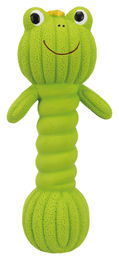 Produktbild von Trixie Frosch-Hantel Hundespielzeug aus Gummi in Grün