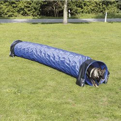 Trixie Fun Agility Basic Tunnel für Hunde Blau 5m Durchmesser 60cm - 1 Stk. – Bild 1 von 9