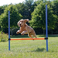 Produktbild von Trixie Fun Agility Hürde für Hunde aus Kunststoff in Blau und Orange