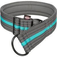Produktbild von Trixie Fusion Erziehungshalsband mit Neopren für Hunde M-L Grau Blau