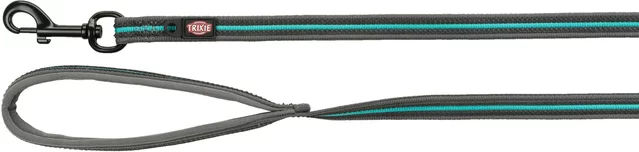Trixie Fusion Schleppleine aus Neopren für Hunde M-XL Grau Blau - 15 m – Bild 1 von 2