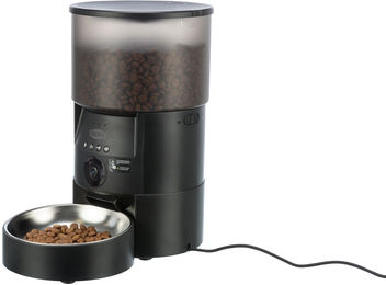 Trixie Futterautomat TX-C Smart 3.0L Smarter Futterspender für Hunde und Katzen in Schwarz mit WiFi-Steuerung - 3 l – Bild 1 von 12