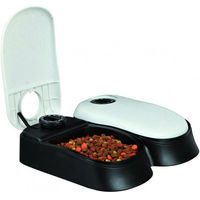 Produktbild von Trixie Futterautomat TX2 programmierbarer Doppel-Futterspender für Hunde und Katzen 2 x 0,3 l Weiß - 0,3 l