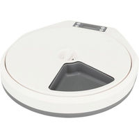 Produktbild von Trixie Futterautomat TX4+1 automatischer Futterspender für Hunde weiß/grau - 5 x 0,24 l