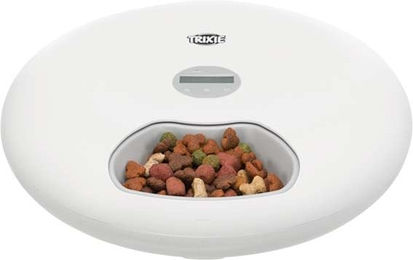 Trixie Futterautomat TX5+1 Weiß aus Kunststoff für Hunde 6 x 180 ml - 6 x 180 ml – Bild 1 von 2
