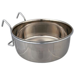 Produktbild von Trixie Futternapf aus Edelstahl für Papageien und Großsittiche in Silber - 900 ml