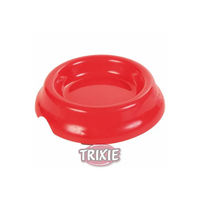 Produktbild von Trixie Futternapf aus Kunststoff mit Gummifüßen in Blau für Katzen - 0,2 l